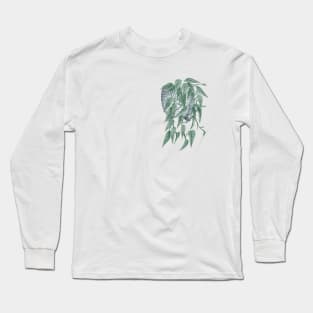 Philodendron Cebu Blue Long Sleeve T-Shirt